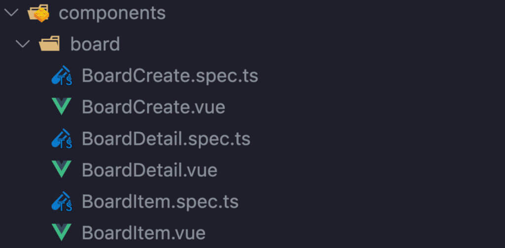 Component testing folder in Cypress