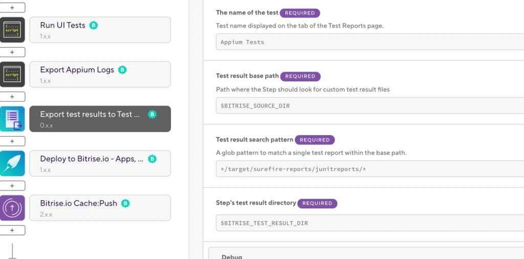 export test results to Test Report add-on